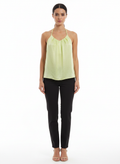 Blusa Halter Neck Cetim Brilho - Skunk / 38