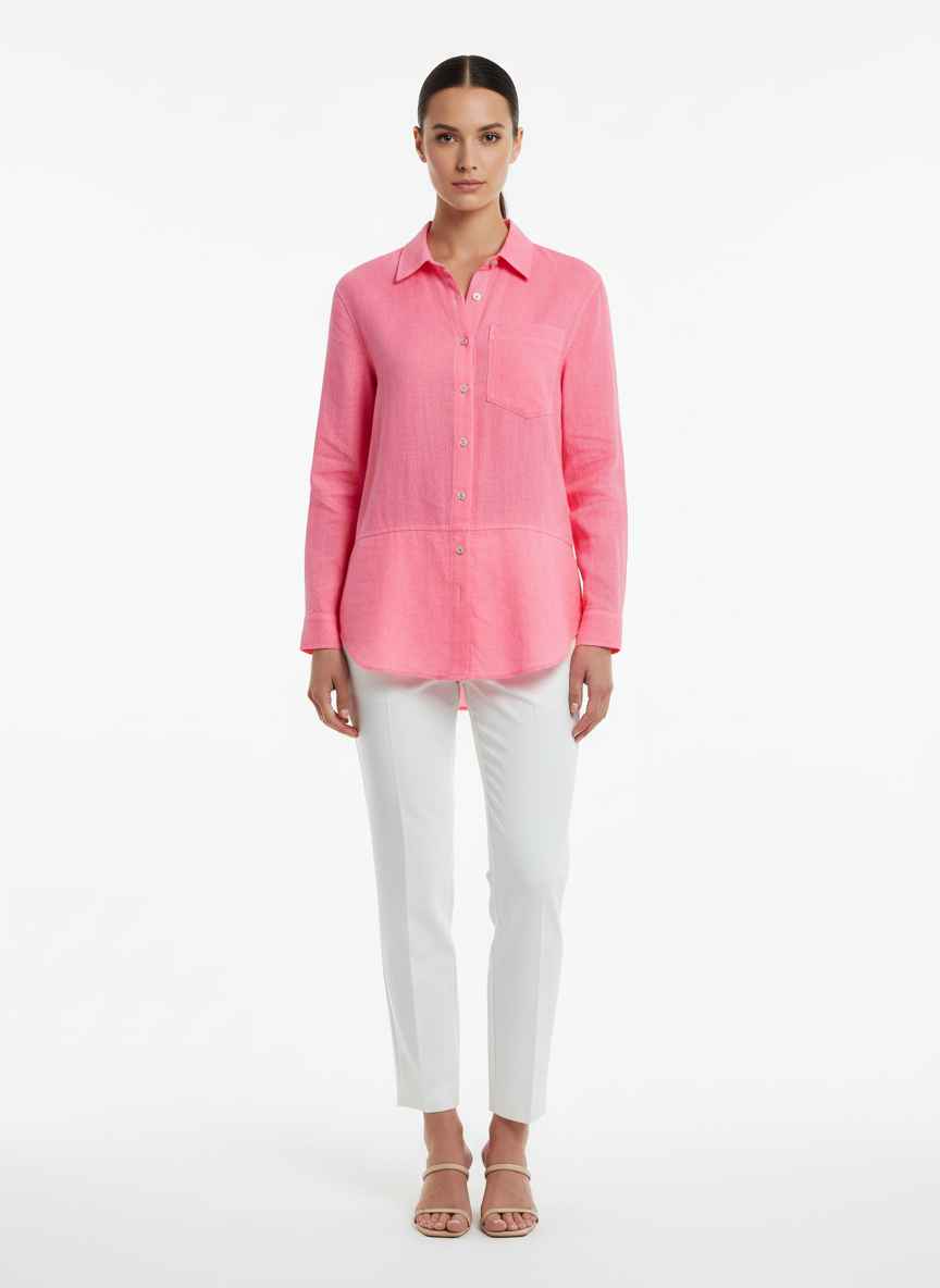 Blusa de Linho Neon Manga Longa - SKUNK / 38