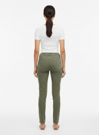 Calça Jeans Skinny Verde Oliva Cintura Alta - DRESS TO / 34