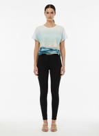 Blusa Cropped Estampa Oceano - A. Cult/36