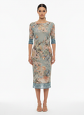 Vestido Malha Floral - CAOS / 42