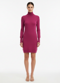 Vestido Gola Alta Magenta - Viviane Furrier/PP