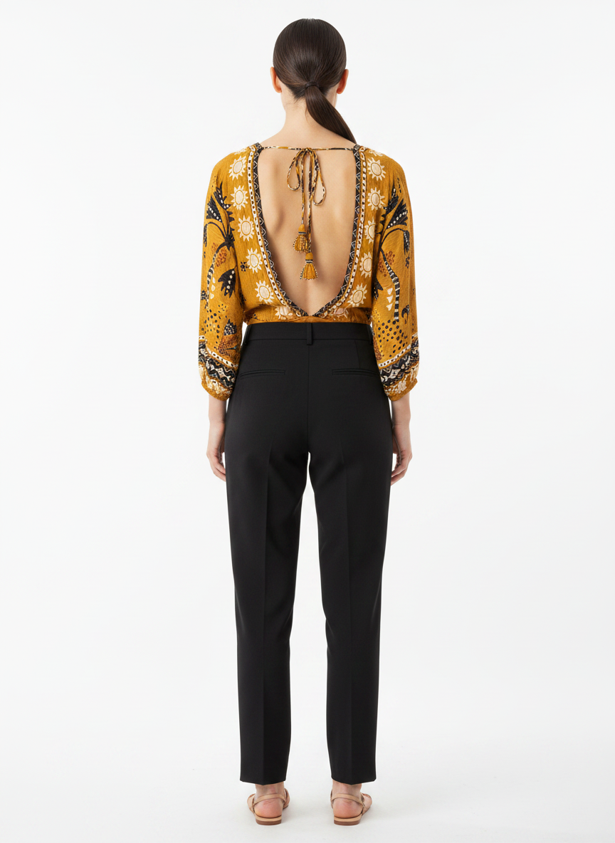 Body Estampado Viscose - FARM / PP
