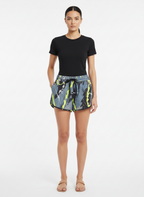 Short corrida com bermuda estampado cinza - ALPHORRIA | 36