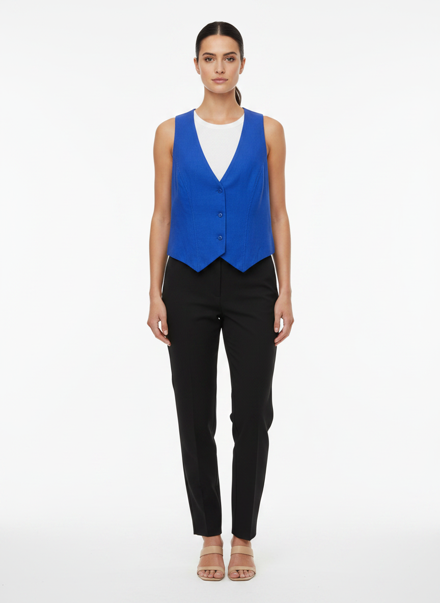 Blusa Colete Linho - OPEN / M