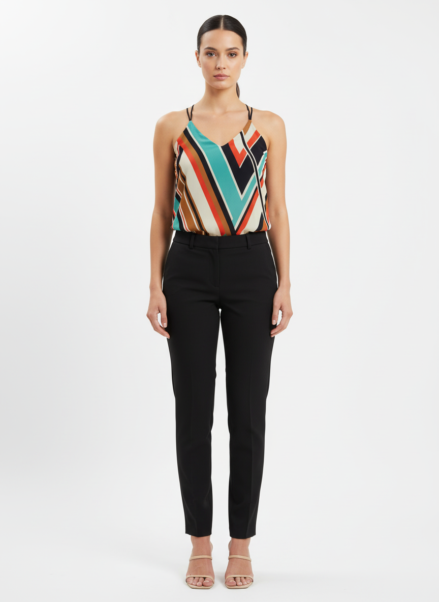 Blusa Alças Finas Estampada - C. Club/38