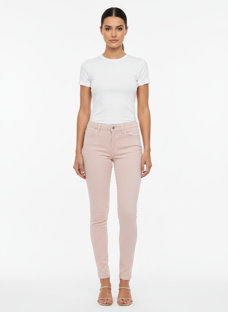 Calça Skinny Jeans Rosa Claro - DRESS TO / 36