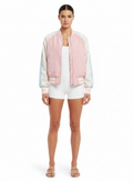 Jaqueta Bomber Cetim Cores Pastéis - LEAN.MODA / G
