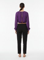 Blusa Cropped Crepe - ANIMALE / 40
