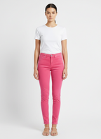 Calça Skinny Veludo Rosa - Canal/36