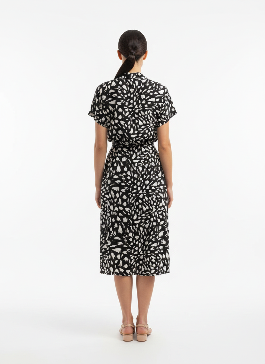 Conjunto Estampado Camisa e Saia Midi - Animale/P