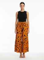 Calça Pantalona Viscose Estampada - DRESS TO / P