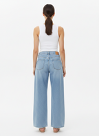 Calça Jeans Wide Leg Lavagem Clara - FARM / 38