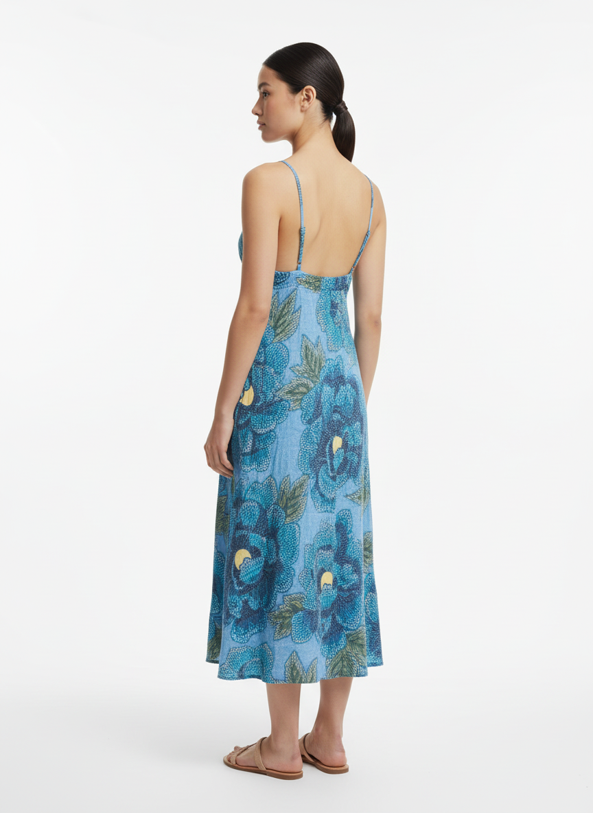 Vestido Midi Estampado - Farm/P