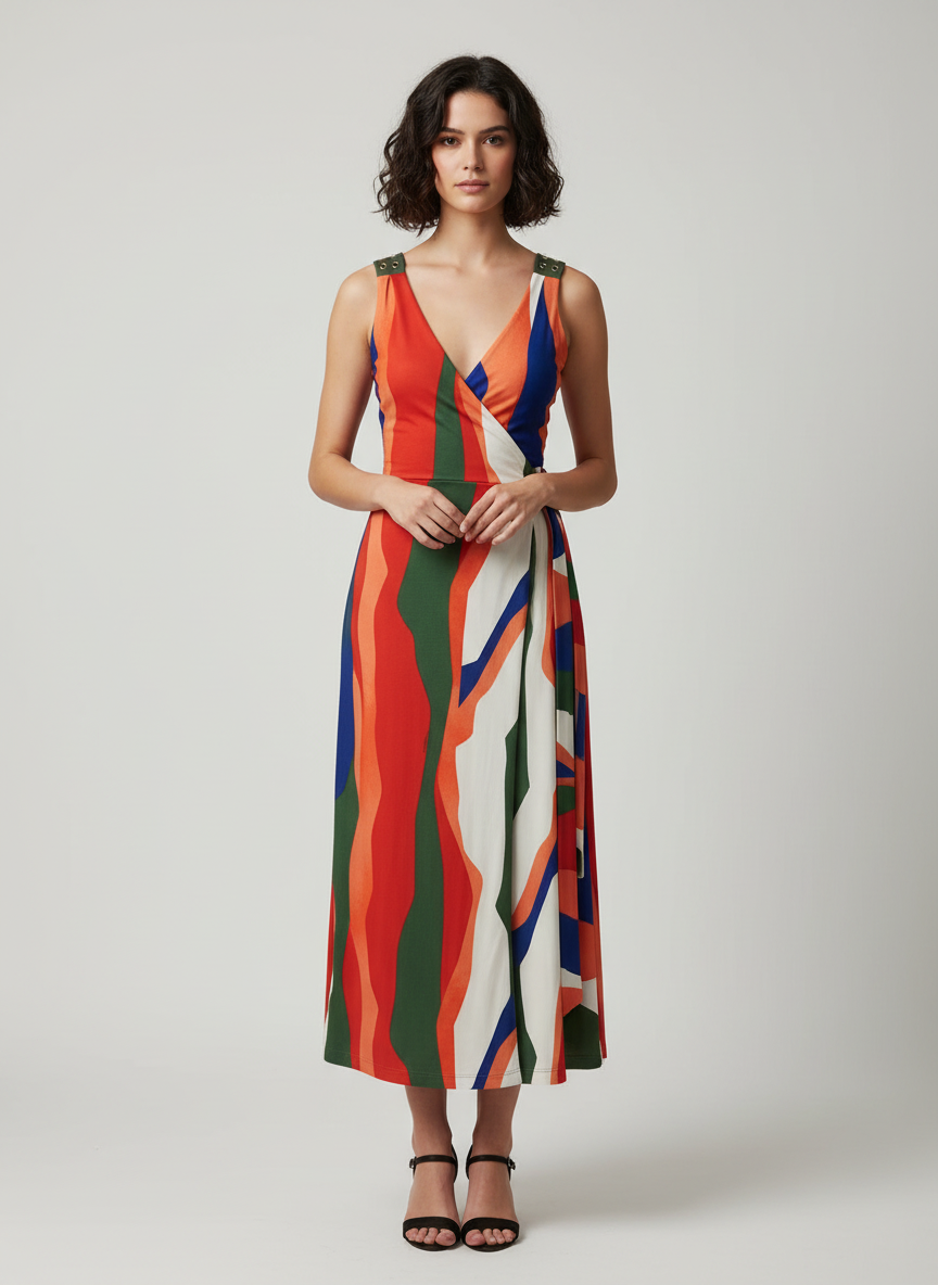 Vestido Envelope Estampado - Alphorria