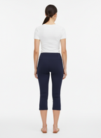 Calça com Zíper Frontal Azul Marinho /P