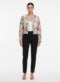 Jaqueta Acolchoada Floral Estampada - DRESS TO / P