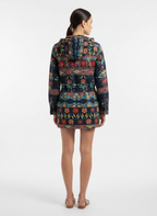 Casaco Parka Estampado Boho - DRESS TO / P