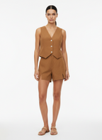 Conjunto Colete Shorts Linho - CANTÃO / M