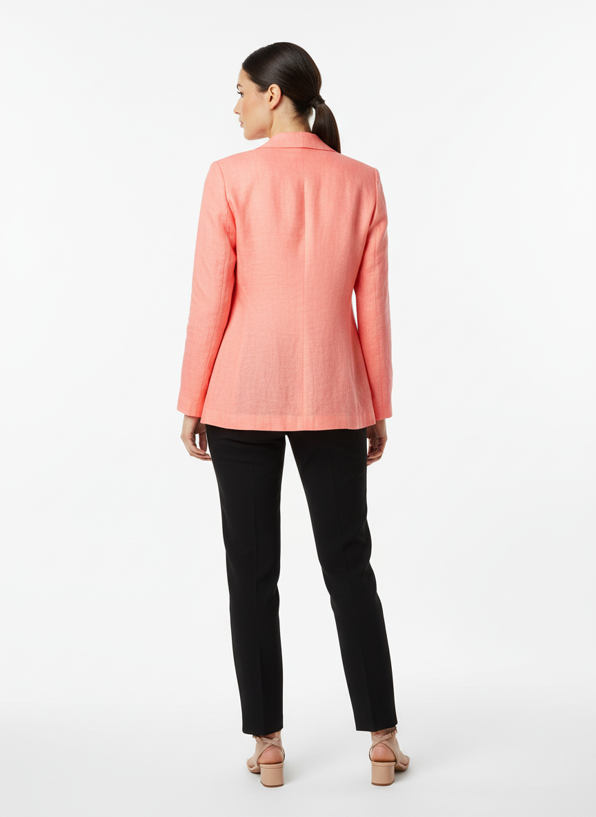 Blazer de Linho Rosa /36