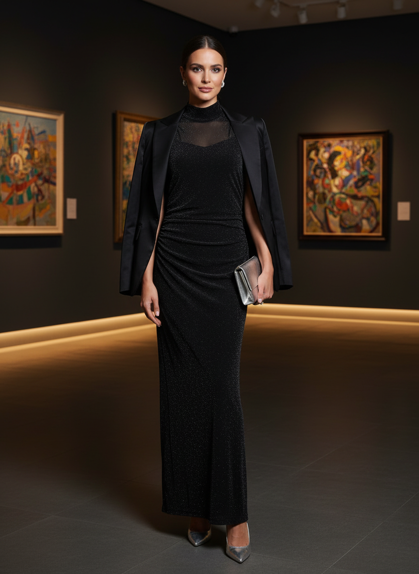 Vestido Malha Shimmer - ANIMALE / M