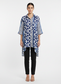 Camisa manga longa tricoline borboleta fly estampada - BORDA BARROCA | 36