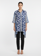 Camisa manga longa tricoline borboleta fly estampada - BORDA BARROCA | 36