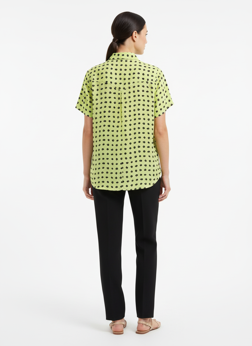 Blusa Viscose Estampada Manga Curta - Animale / P