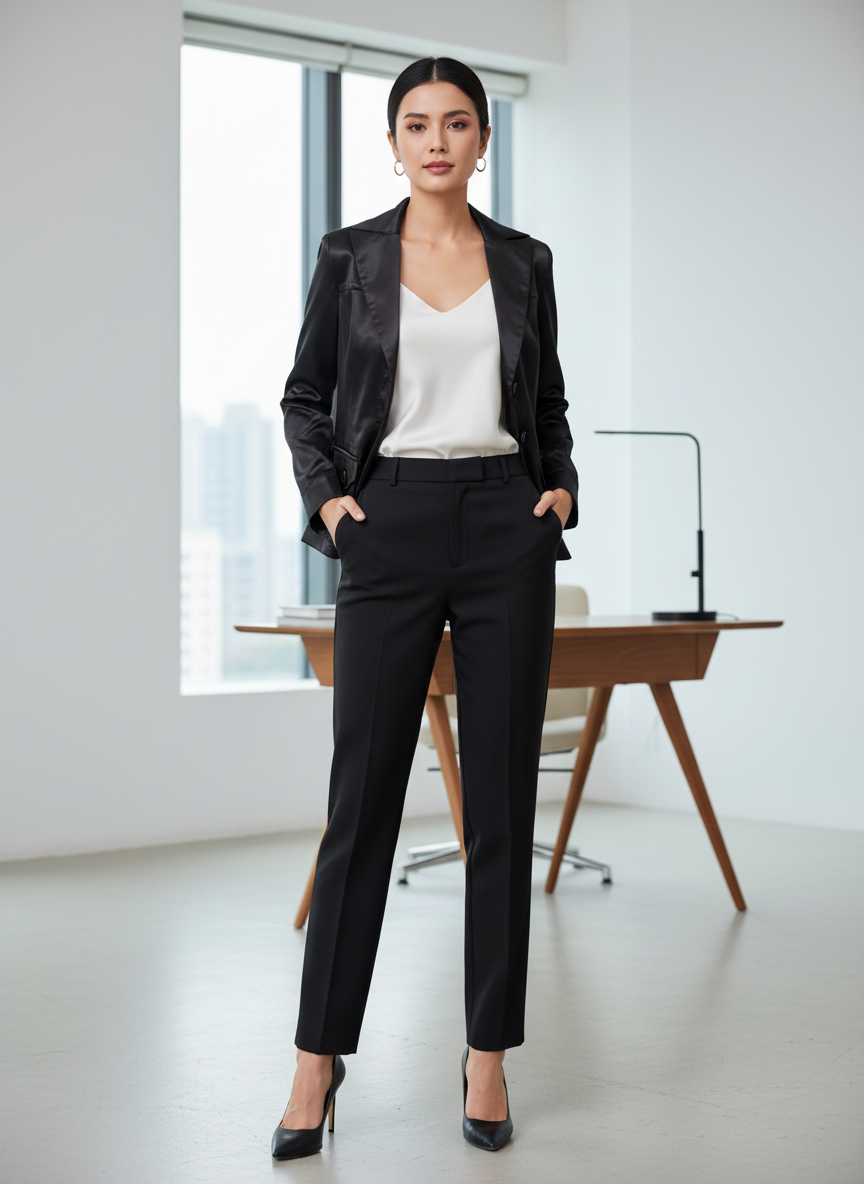 Blazer Acetinado Botões Elegante - DROSÓFILA / M