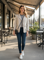 Jaqueta Trench Leve com Cinto - TEMPO / 44