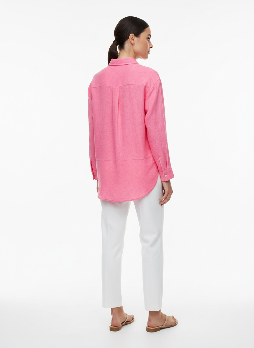 Blusa de Linho Neon Manga Longa - SKUNK / 38