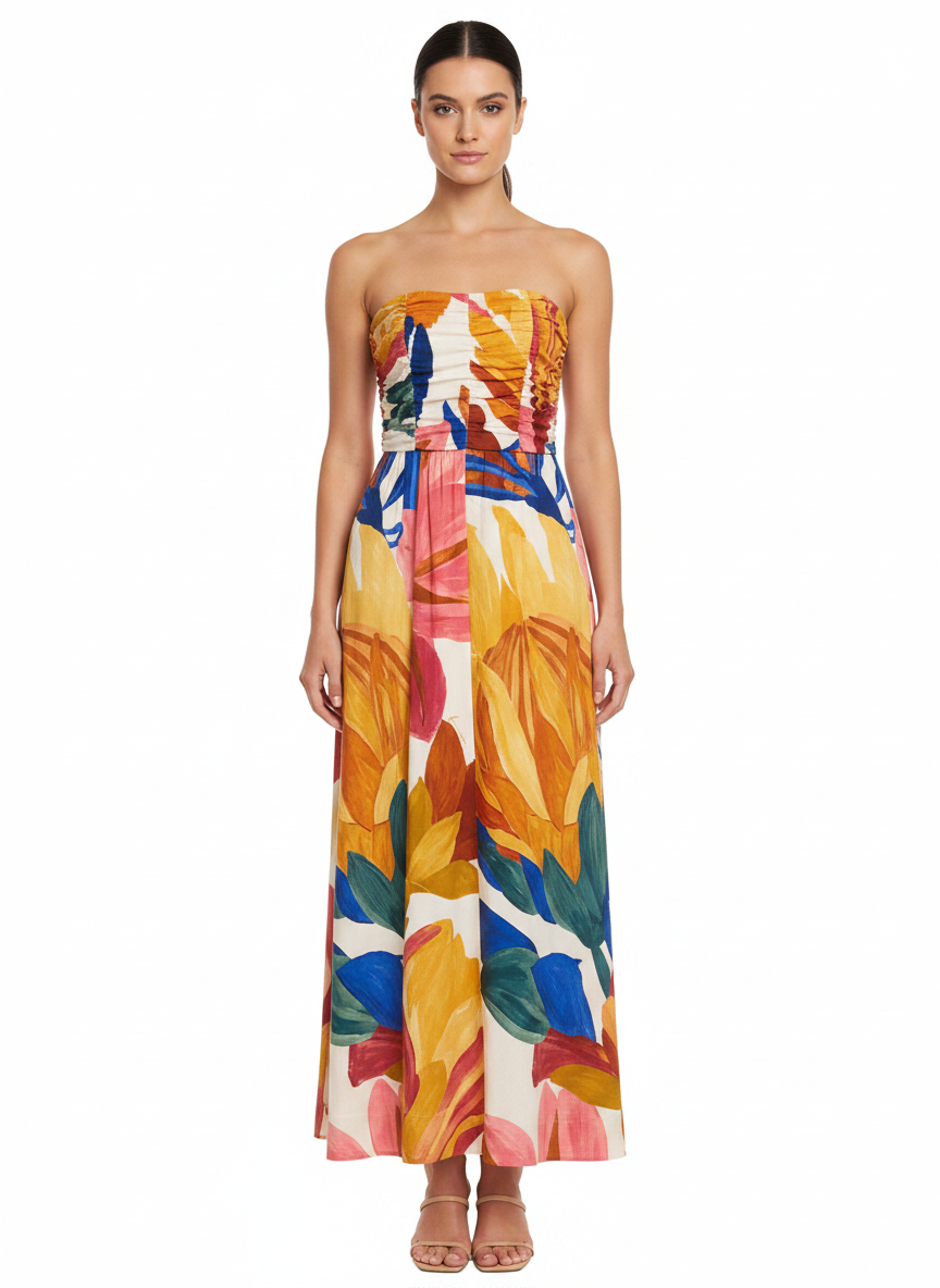 Vestido Maxi Viscose - FARM / P
