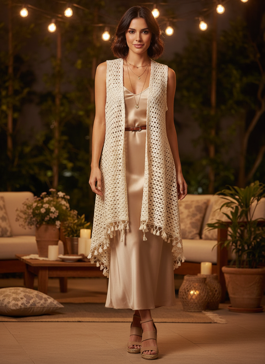 Colete Crochê - DRESS TO / P