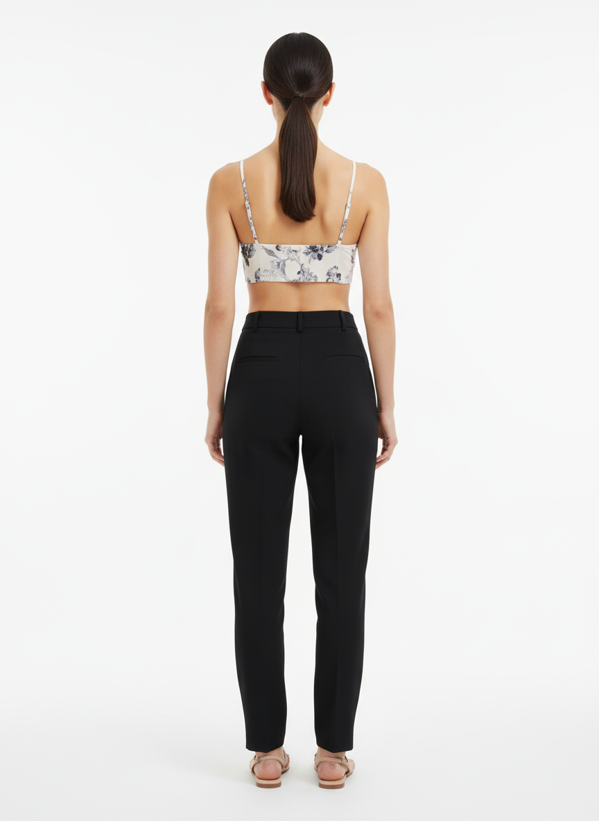 Top Acetinado Floral - Caos/M