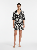 Vestido Envelope Estampa Folhas Tropical - FARM / P