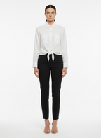 Camisa Cropped Texturizada com Laço - CANAL / P