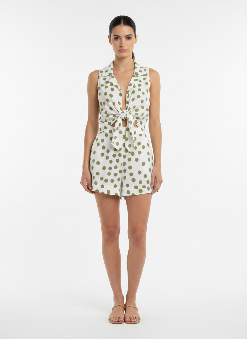 Conjunto Polka Dot Viscose - DRESS TO / M