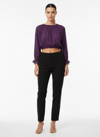 Blusa Cropped Crepe - ANIMALE / 40