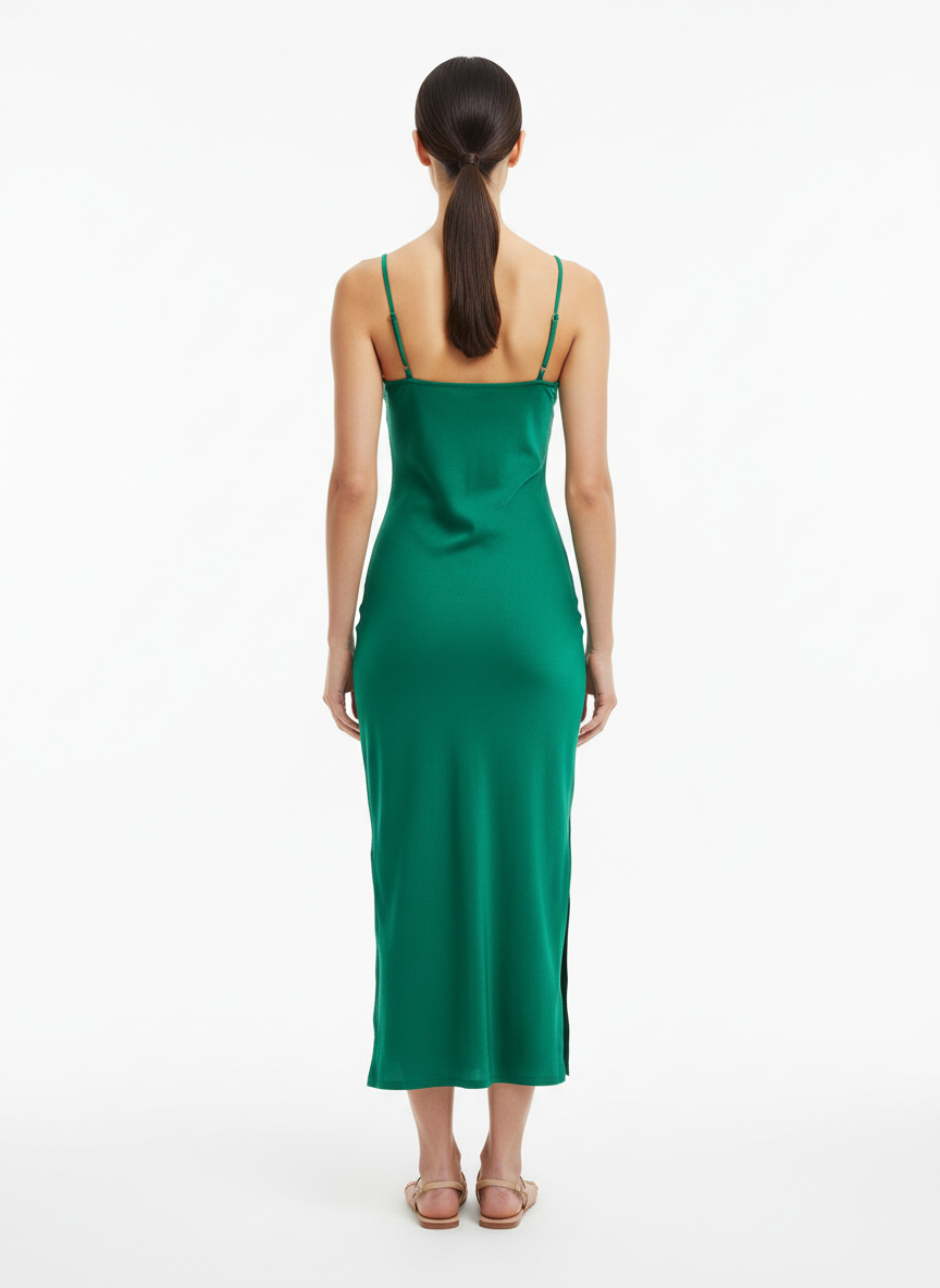 Vestido Midi Tricô Verde - Animale/M