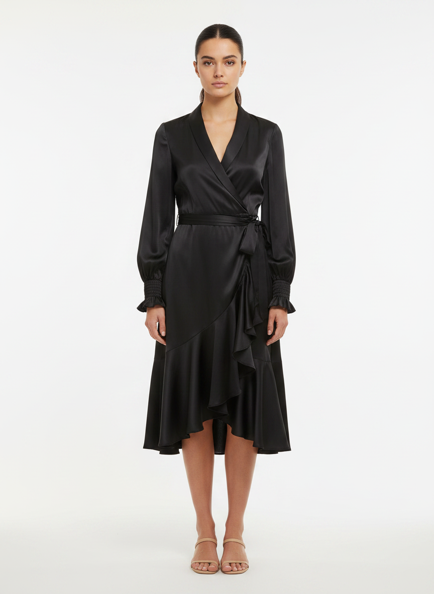 Vestido Cetim - PAT BO / 42
