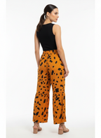 Calça Pantalona Viscose Estampada - DRESS TO / P
