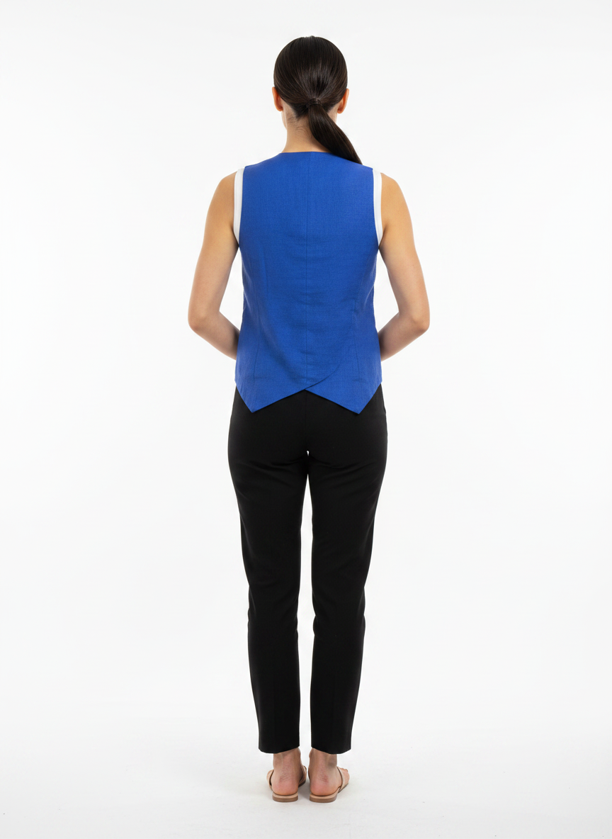 Blusa Colete Linho - OPEN / M