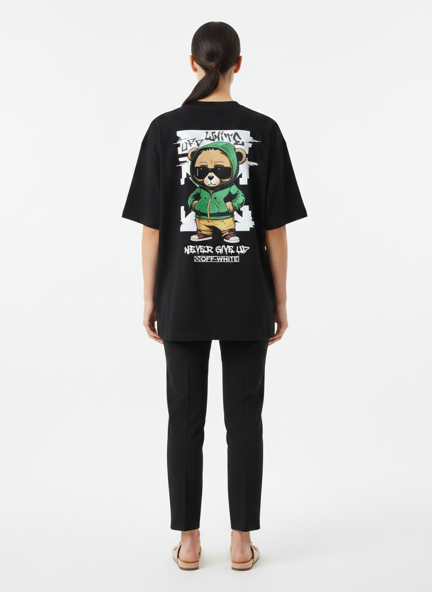 Camiseta Algodão - OFFWHITE / G