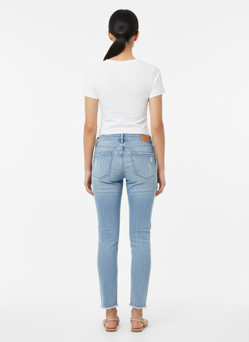 Calça Jeans Skinny Barra Desfiada - Fórum Jeans/38