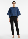 Casaco Poncho Jeans Assimétrico - COLCCI / PP