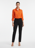 Camisa Broderie Anglaise Laranja - ESPAÇO LOVE / M
