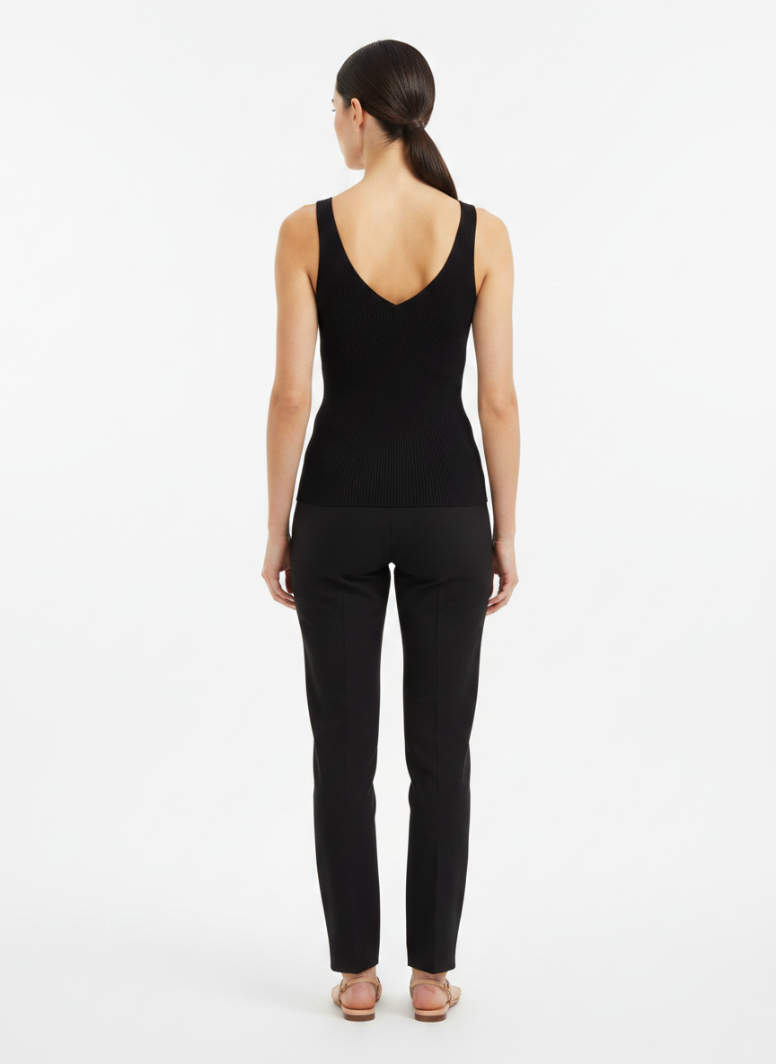 Blusas Preta - BORDA BARROCA / P