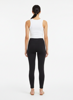 Calça legging A.Sync cós elástico abertura calcanhar preta - ANIMALE | M