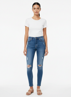 Calça Jeans com Detalhes Destroyed - All Is Love/36
