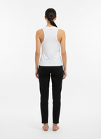 Regata malha aplicações circulares estampa estilizada branca - ANIMALE JEANS | P